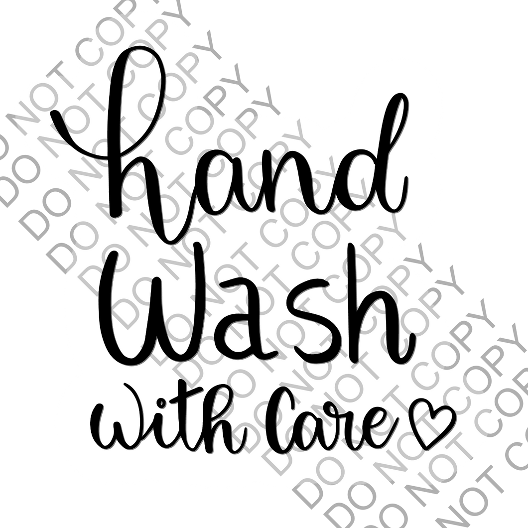 Hand wash with Love Packaging Sticker Small Business Label