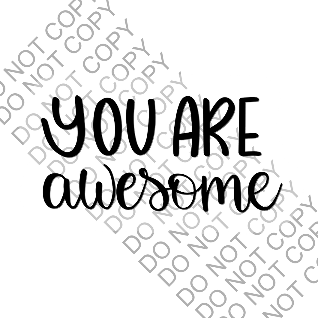 You are Awesome packaging Sticker Small Business Label