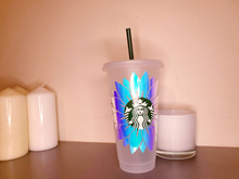 Load image into Gallery viewer, Sunflower Starbucks Cup UK | Cold Cup | Sunflower | SEALED Epoxy Free Starbucks Best Friend Gift | Coffee Cup Plastic | Gift | Birthday
