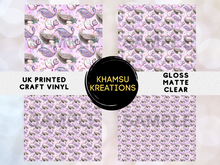 Load image into Gallery viewer, Mermaid Lilac Pattern Printed Vinyl UK Permanent Craft Tumbler
