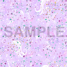 Load image into Gallery viewer, Swimming lilac white Sea life Pattern Printed Vinyl UK Permanent Craft Tumbler
