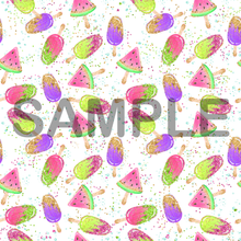 Load image into Gallery viewer, Watermelon Ice lolly Pattern Printed Vinyl UK Permanent Craft Tumbler
