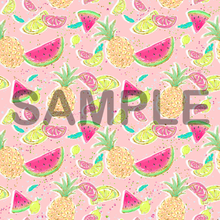 Load image into Gallery viewer, Karamfila Fruit Slices Pattern Printed Vinyl UK Permanent Craft Tumbler

