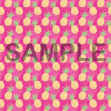 Load image into Gallery viewer, Pineapples maroon base Pattern Printed Vinyl UK Permanent Craft Tumbler
