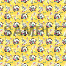 Load image into Gallery viewer, Campervan Surfboard yellow Pattern Printed Vinyl UK Permanent Craft Tumbler
