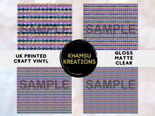 Load image into Gallery viewer, Mermaid scales navy main  Pattern Printed Vinyl UK Permanent Craft Tumbler
