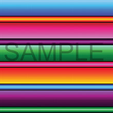 Load image into Gallery viewer, Mexican Serape Striped pattern Printed Vinyl UK Permanent Craft Tumbler
