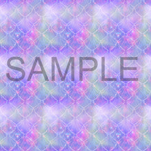 Load image into Gallery viewer, Shell Mermaid Scales Lilac Opal pattern Printed Vinyl UK Permanent Craft Tumbler
