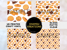 Load image into Gallery viewer, Biscuits Pattern Printed Vinyl UK Permanent Craft Tumbler
