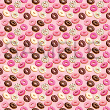 Load image into Gallery viewer, Doughnut Sweet Pink Background Pattern Printed Vinyl UK Permanent Craft Tumbler

