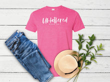 Load image into Gallery viewer, Unbothered 24 7 Tshirt T-Shirt Tee Top, T-Shirt With Saying, Trendy Tee, Trendy TShirt, Quote T Shirt, Cozy Tshirt Funny Sassy Tshirt
