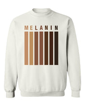 Load image into Gallery viewer, Melanin shade Jumper, Melanin Top, Black Pride Jumper, african american Top, black history month empowerment, black excellence, afro sweater
