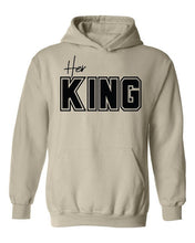 Load image into Gallery viewer, Her King His Queen Matching Hoodies, Couples matching Hoodie, Valentines day Hoodies, His and hers hoodies, Hoody, Jumpers
