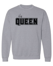 Load image into Gallery viewer, Her King His Queen Matching tops Jumpers Sweaters, Couples matching sweatshirt, Valentines day tops, His and hers Jumpers
